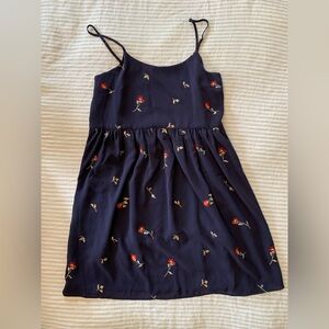 Madewell babydoll embroidered dress